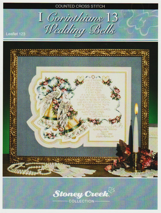 Stoney Creek 1 Corinthians 13: Wedding Bells LFT123 cross stitch pattern