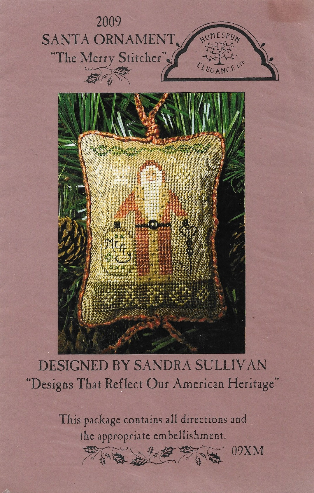 Homespun Elegance The Merry Stitcher cross stitch pattern