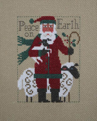 Prairie Schooler 2019 Santa Christmas cross stitch pattern