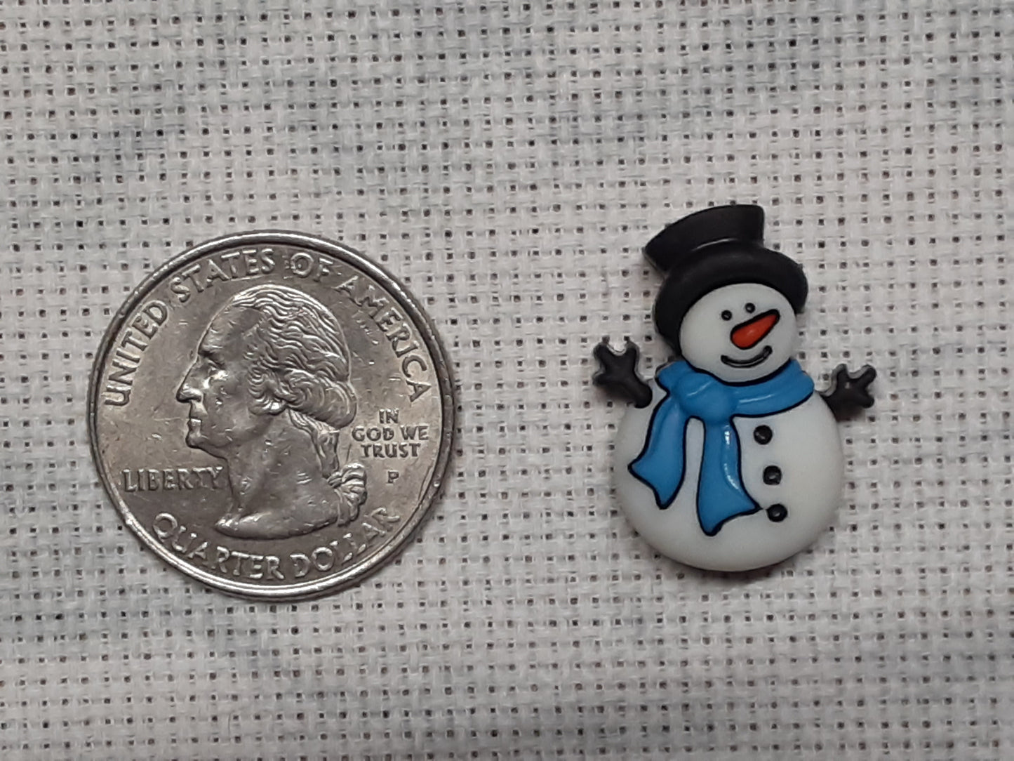 Snowman needle minders