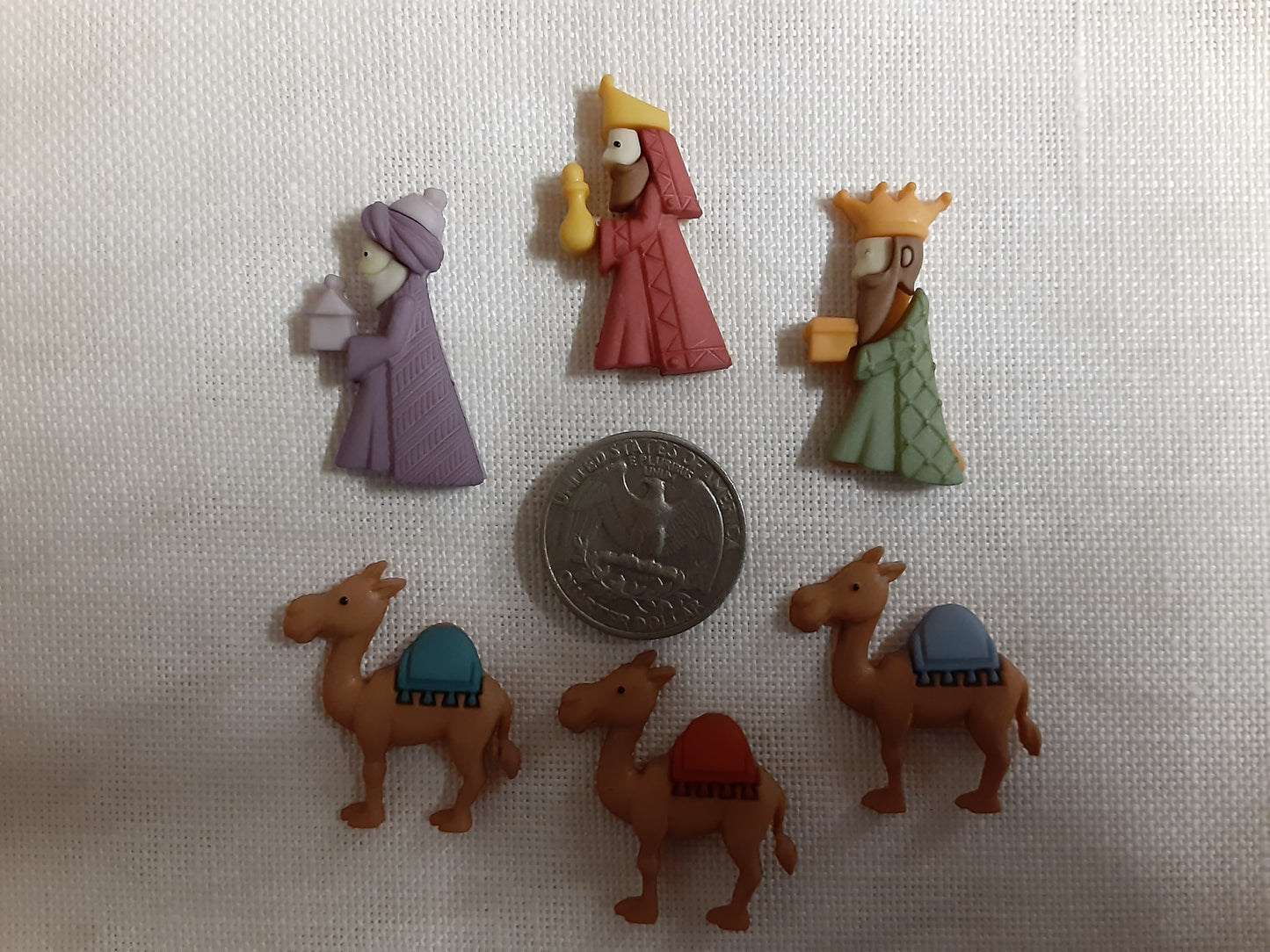 Three Kings wise religious christmas needle minders