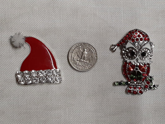 Christmas Brooch needle minders