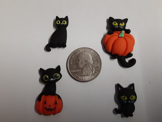 2 Cute 2 Scare halloween black cat Needle Minders