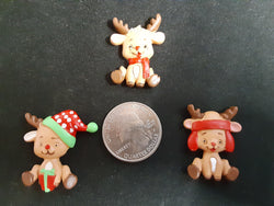 Team Santa christmas reindeer Needle Minders