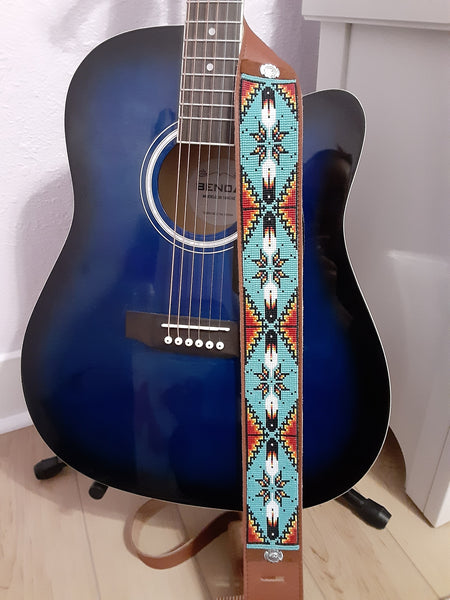 Native American Style Guitar Strap 3