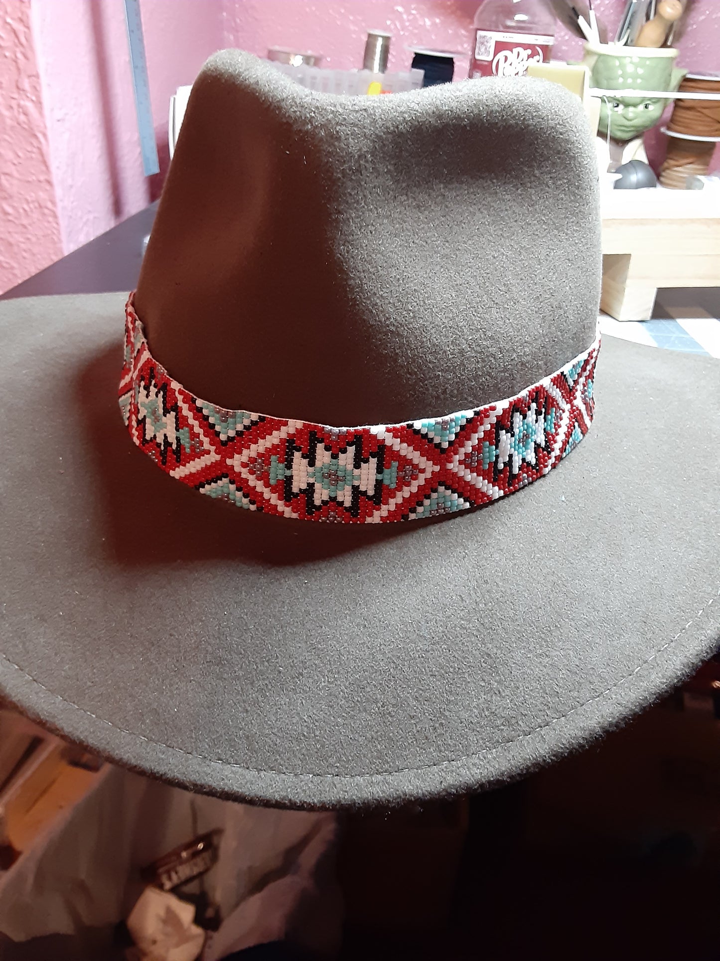 AustinThreadCrafts Native American Style Hat Band 13