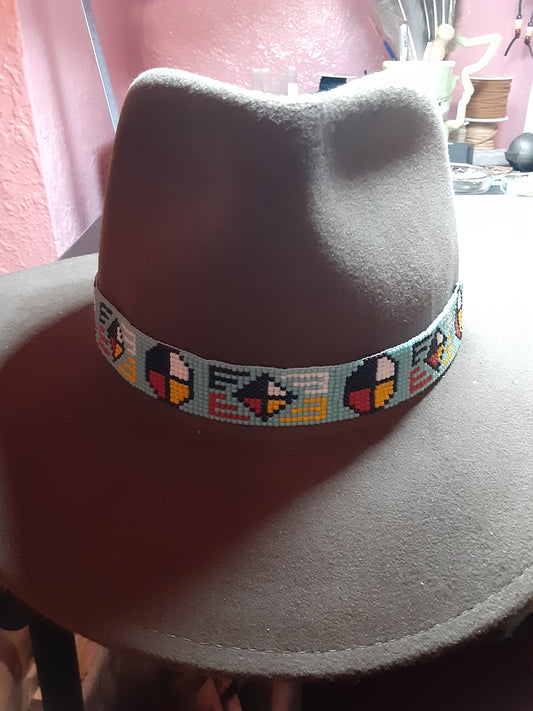 Native American Style "4 Winds/Directions" Hat Band