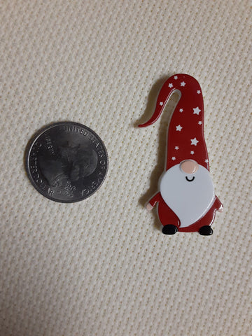 Christmas Gnome Wooden Needle Minder – Snuggly Monkey