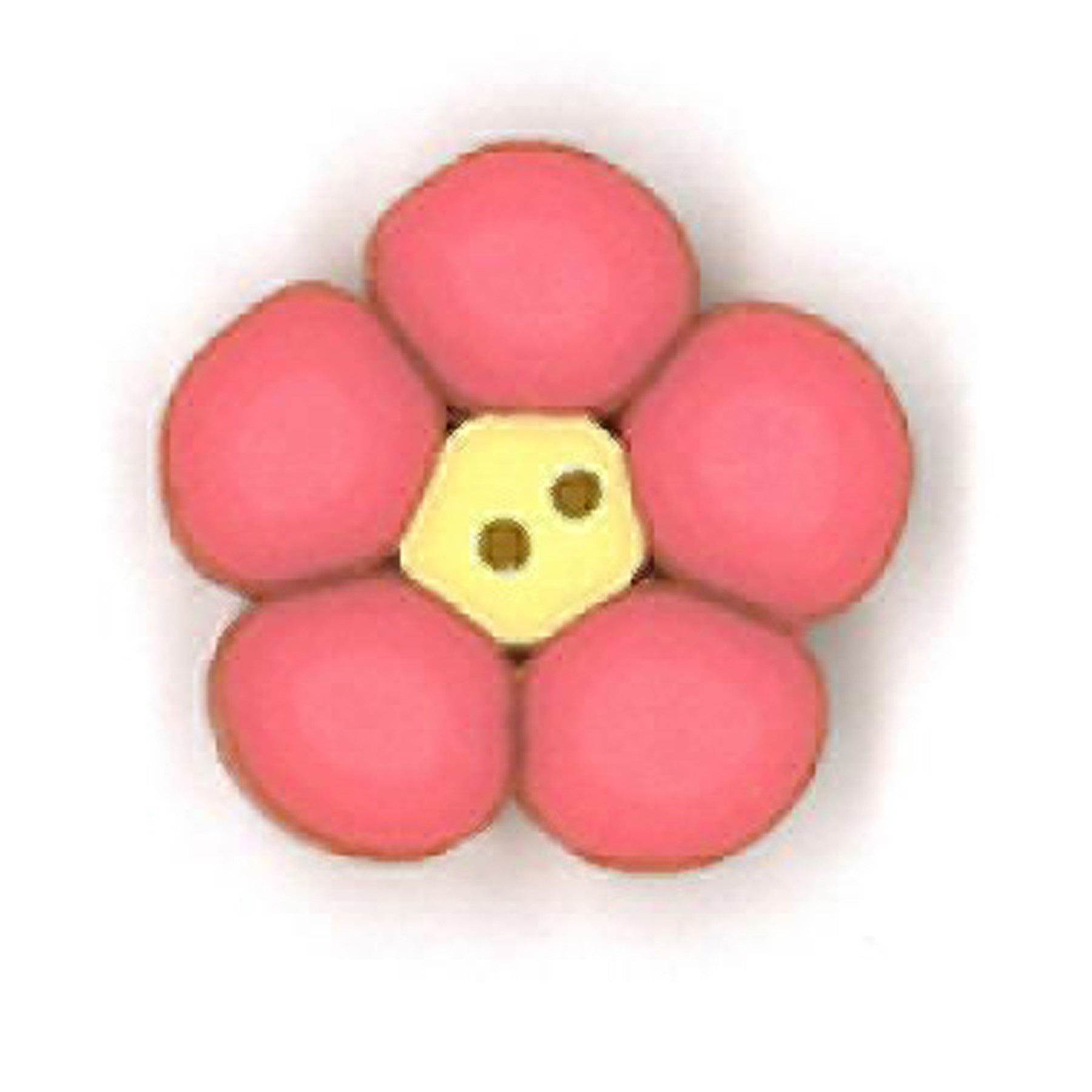 Just Another Button Company Pink Flower 2221 buttons