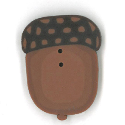 Just Another Button Company 2233 clay 2-hole Acorn buttons