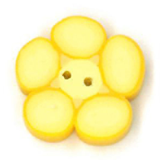 Just Another Button Company Yellow Flower, 2278 buttons