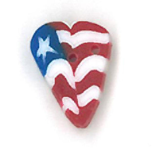 Just Another Button Company Liberty Heart 3305 buttons