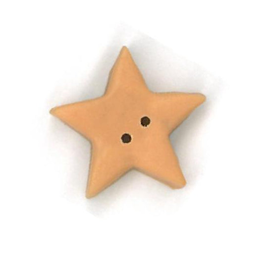 Just Another Button Company Honey Star 3331 handmade clay buttons