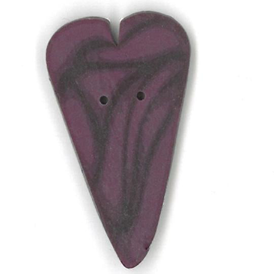 Plum Velvet Heart 3337 Buttons