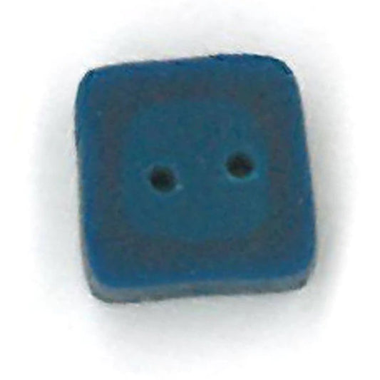 Just Another Button Company Folk Art Blue Poindexter 3399 handmade clay Buttons
