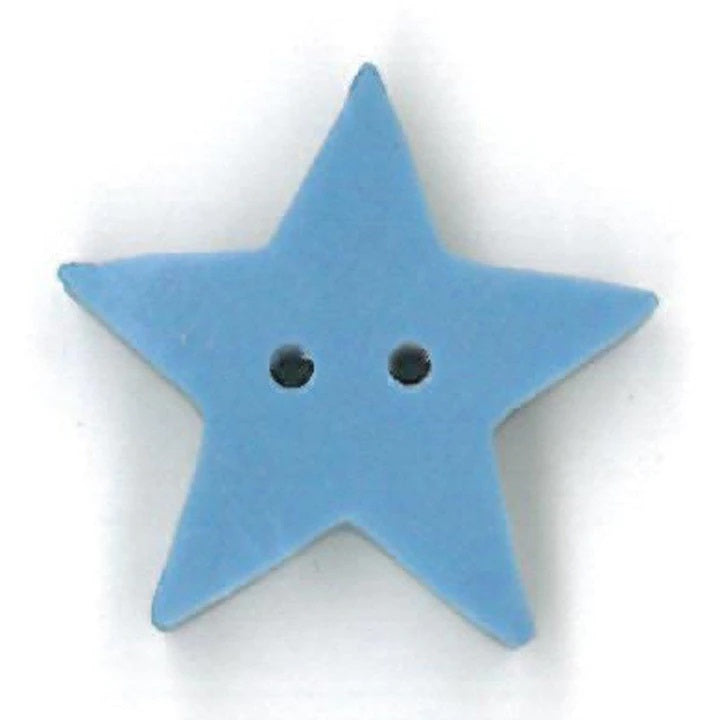 Just Another Button Company Baby Blue Star 3416 Buttons