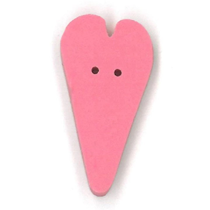 Just Another Button Company Baby Pink Heart 3417 Buttons