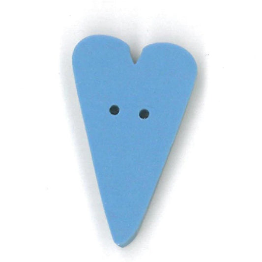 Just Another Button Company Baby Blue Heart 3418 Buttons