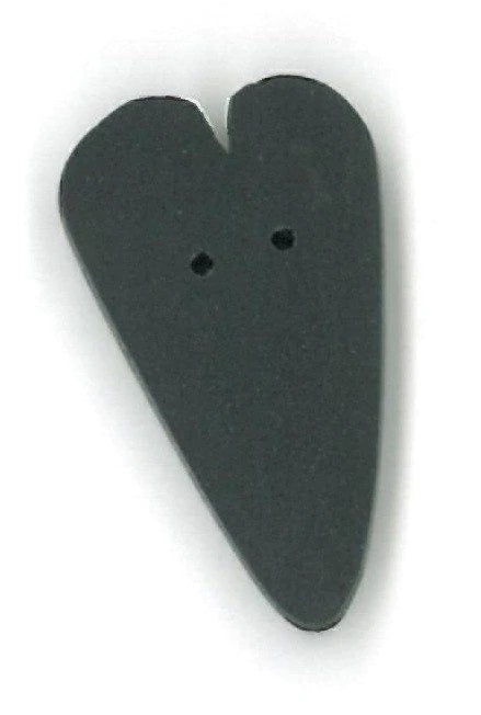 Just Another Button Company Black Heart 3438 Buttons