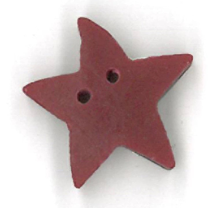 Just Another Button Company Folk Art Red Star 3459 Buttons