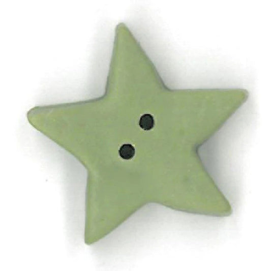 Just Another Button Company Pale Sage Star 3463 Buttons