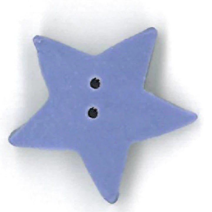 Just Another Button Company Periwinkle Star 3464 Buttons