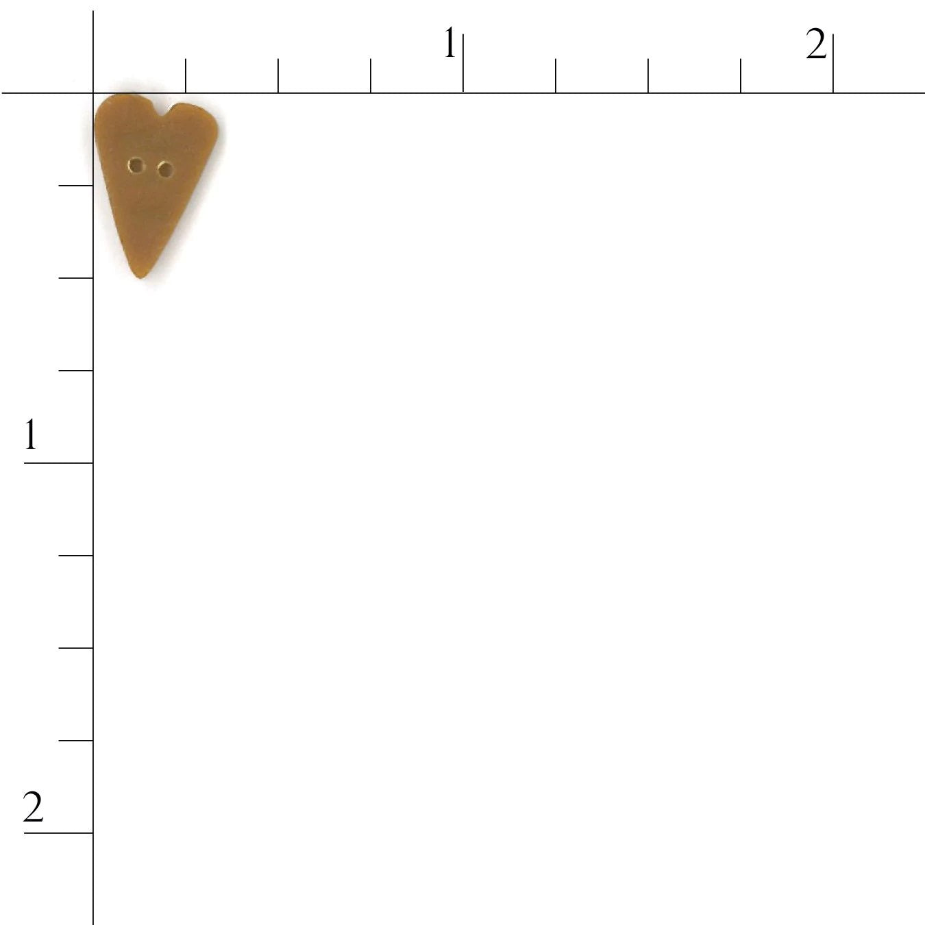 Tarnished Gold Heart 3492 Buttons