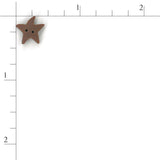 Creek Brown Star 3496 Buttons