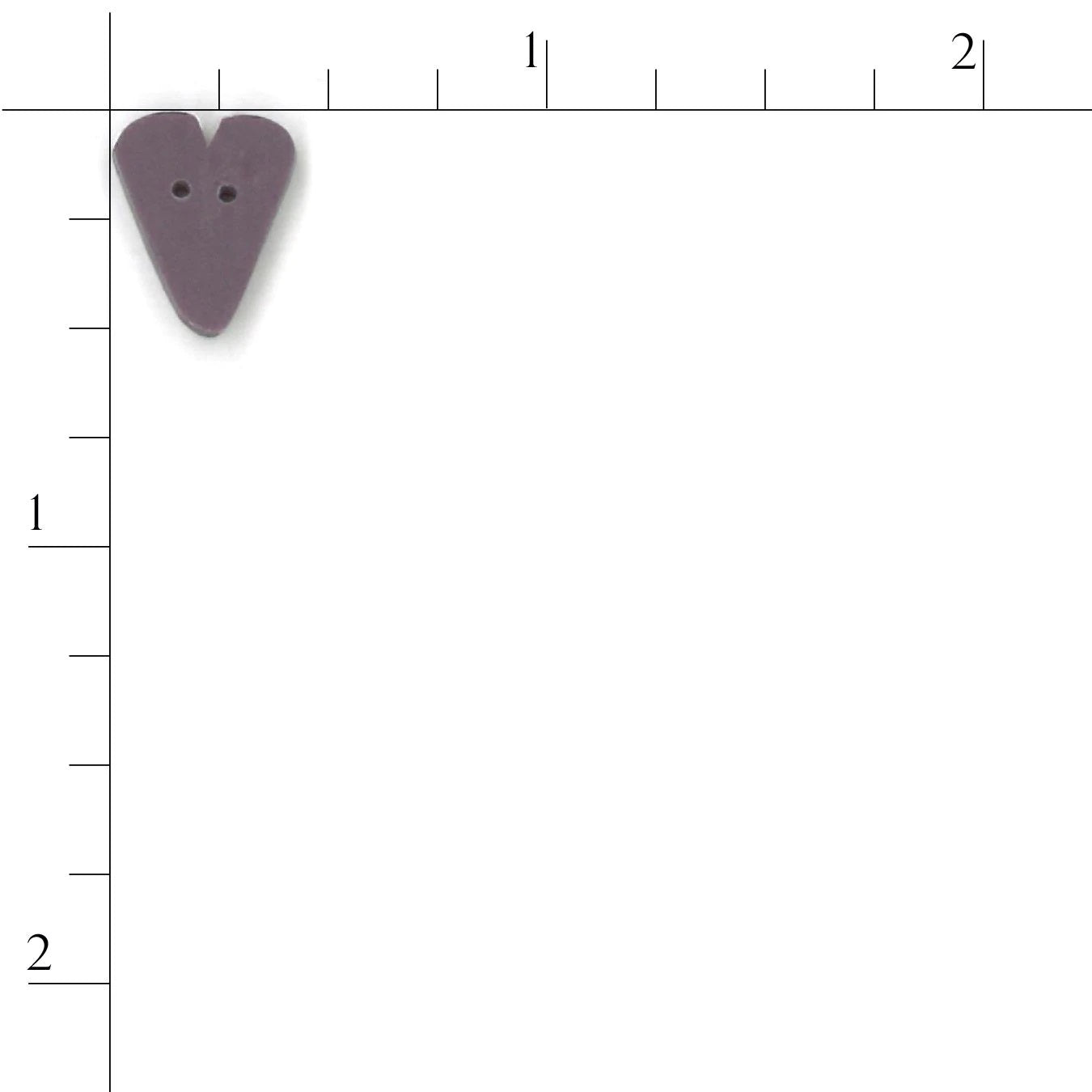 Dark Lilac Heart 3505 Buttons