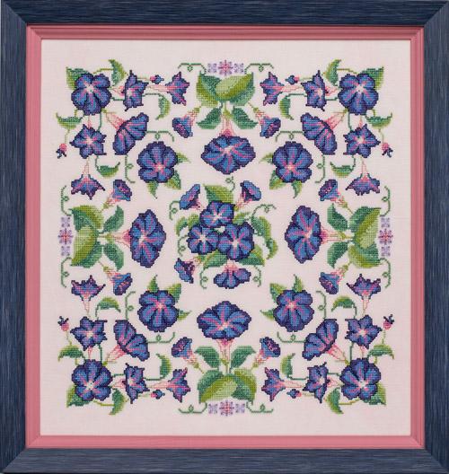 Glendon Place Convolvulaceae (the Morning Glory Mandala) GP-275 flower cross stitch pattern