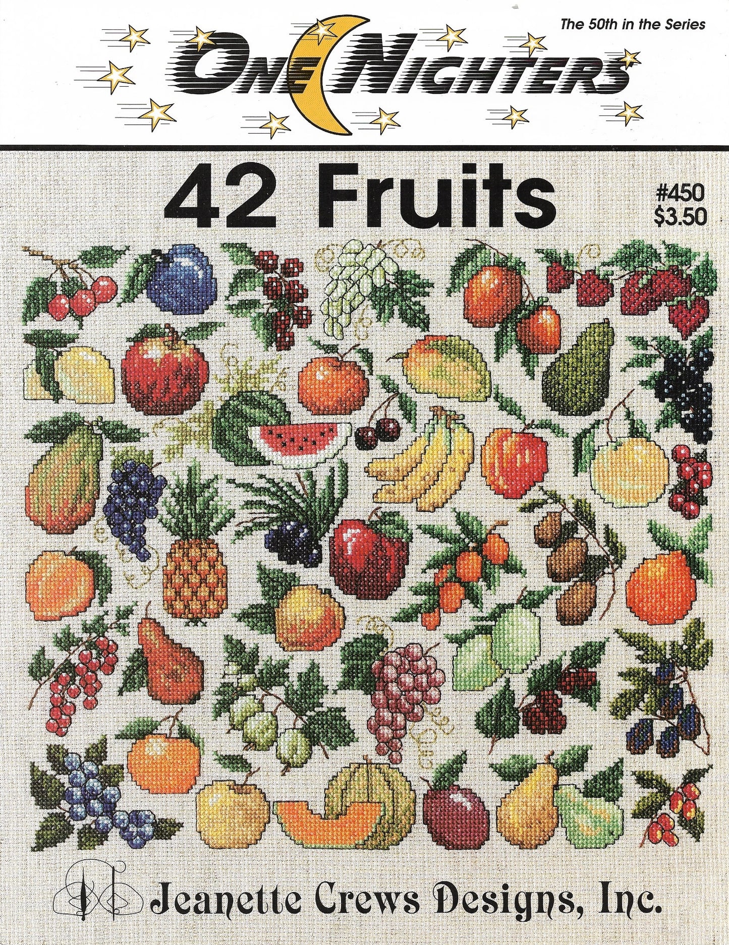 Jeanette Crews 42 Fruits 450 cross stitch pattern