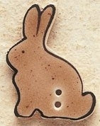 Brown Bunny Sitting button