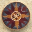 Mill Hill  Mariner's Compass I 43105 ceramic button