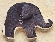 Mill Hill Elephant 43120 ceramic button