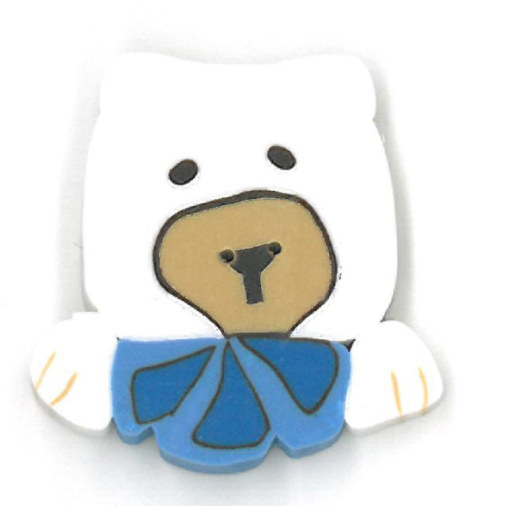 Just Another Button Company Blue Bear Buddy, 4409 button