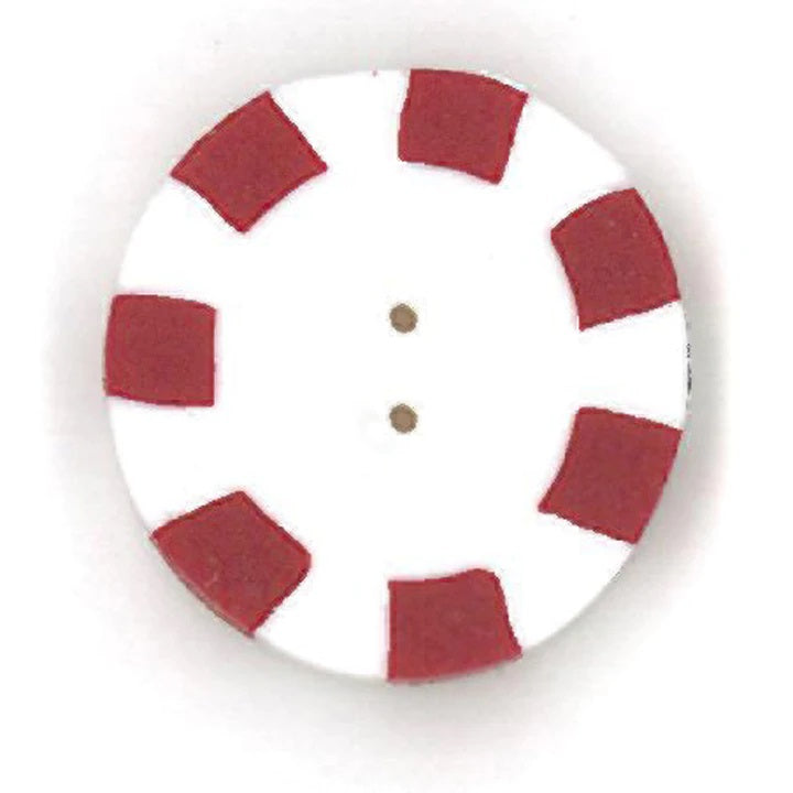 Just Another Button Company red Peppermint 4415 Buttons