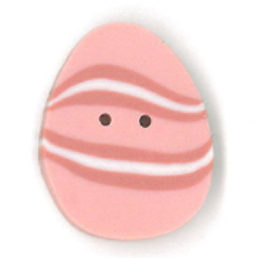 Just Another Button Company Small Pink Egg 4468 button