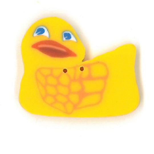 Just Another Button Company Rubber Ducky 4483 button