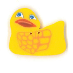 Just Another Button Company Rubber Ducky 4483 button