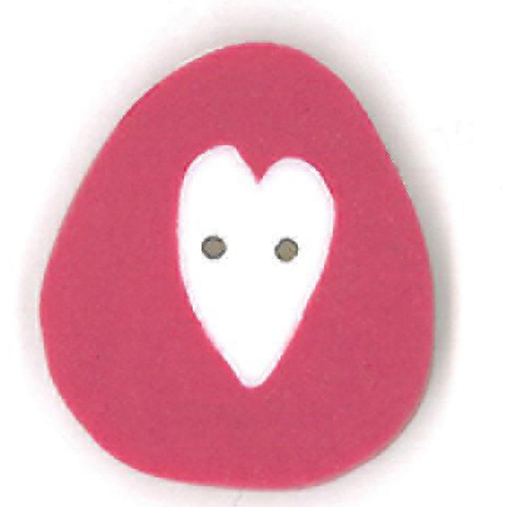 Just Another Button Company Pink Easter Egg 4493 button