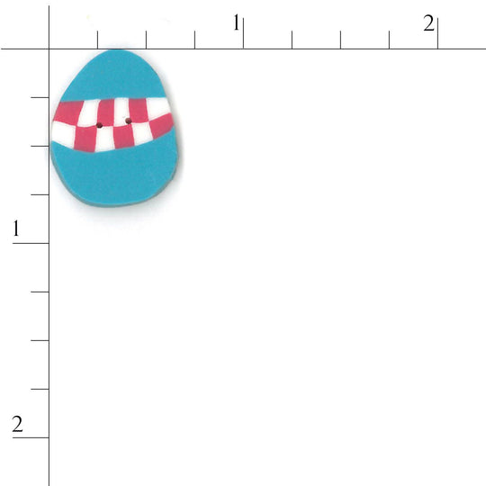 Blue Easter Egg 4495 Buttons