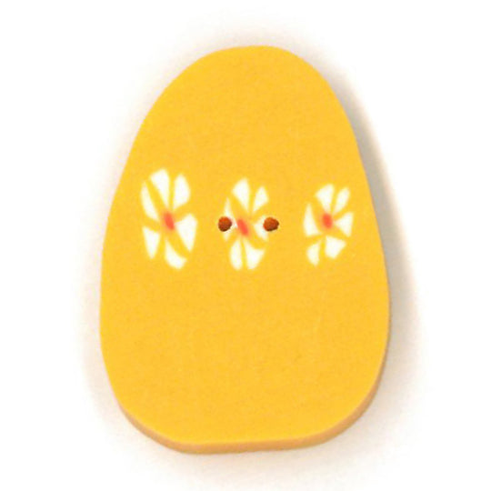 Just Another Button Company Yellow Easter Egg, 4496 button