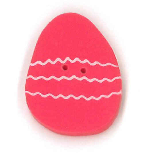 Just Another Button Company Coral Easter Egg 4497 button