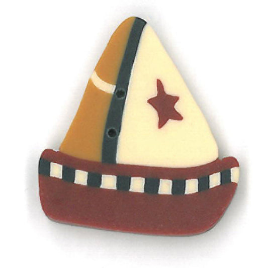 Just Another Button Company Toy Boat 4502 button