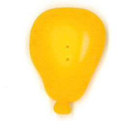 Just Another Button Company Yellow Balloon 4515 button