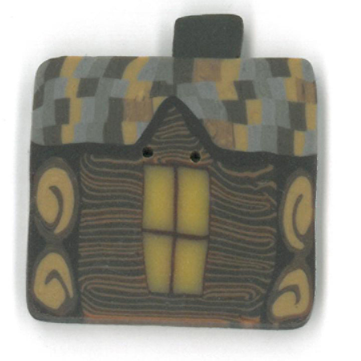 Just Another Button Company Log Cabin 4524 button