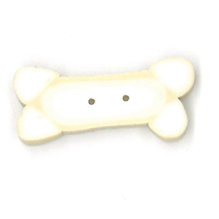 Just Another Button Company Doggy Bone 4538 handmade clay button