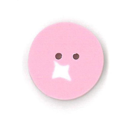 Just Another Button Company Pink Berry 4570 handmade clay button