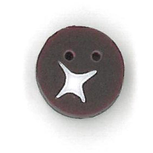 Just Another Button Company Burgundy 4571 handmade clay button