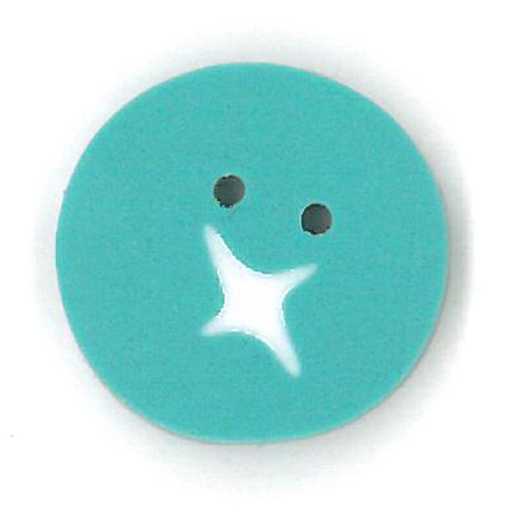 Just Another Button Company Wintergreen Berry 4584 handmade clay button